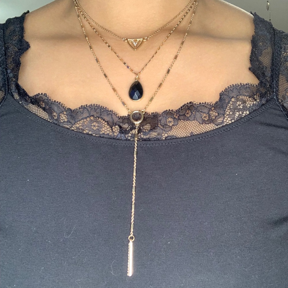 🖤Multi-Layer Quartz Necklace🖤